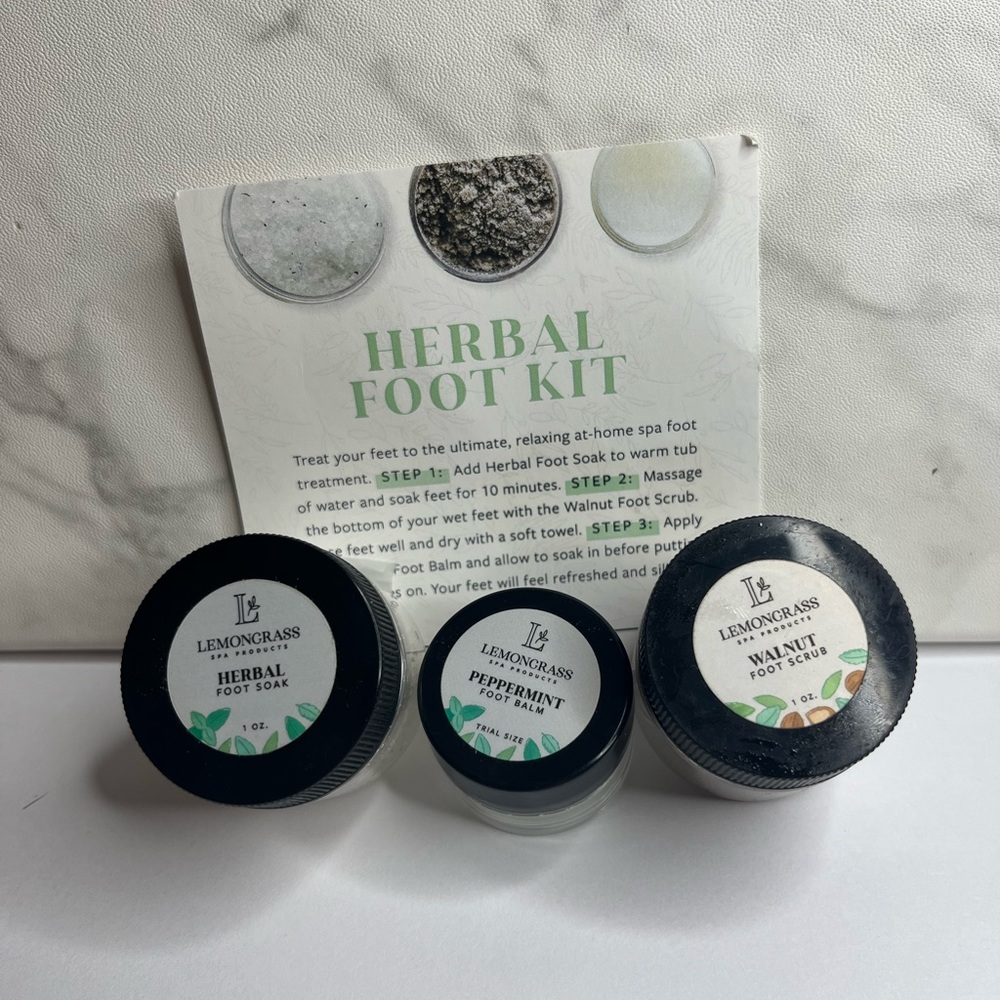 Lemongrass spa herbal footkit